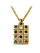 Pendentif Hoshen Mishpat en or 14 carats