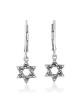 Marina Sterling Silver Star of David Earrings With Bubble Motif