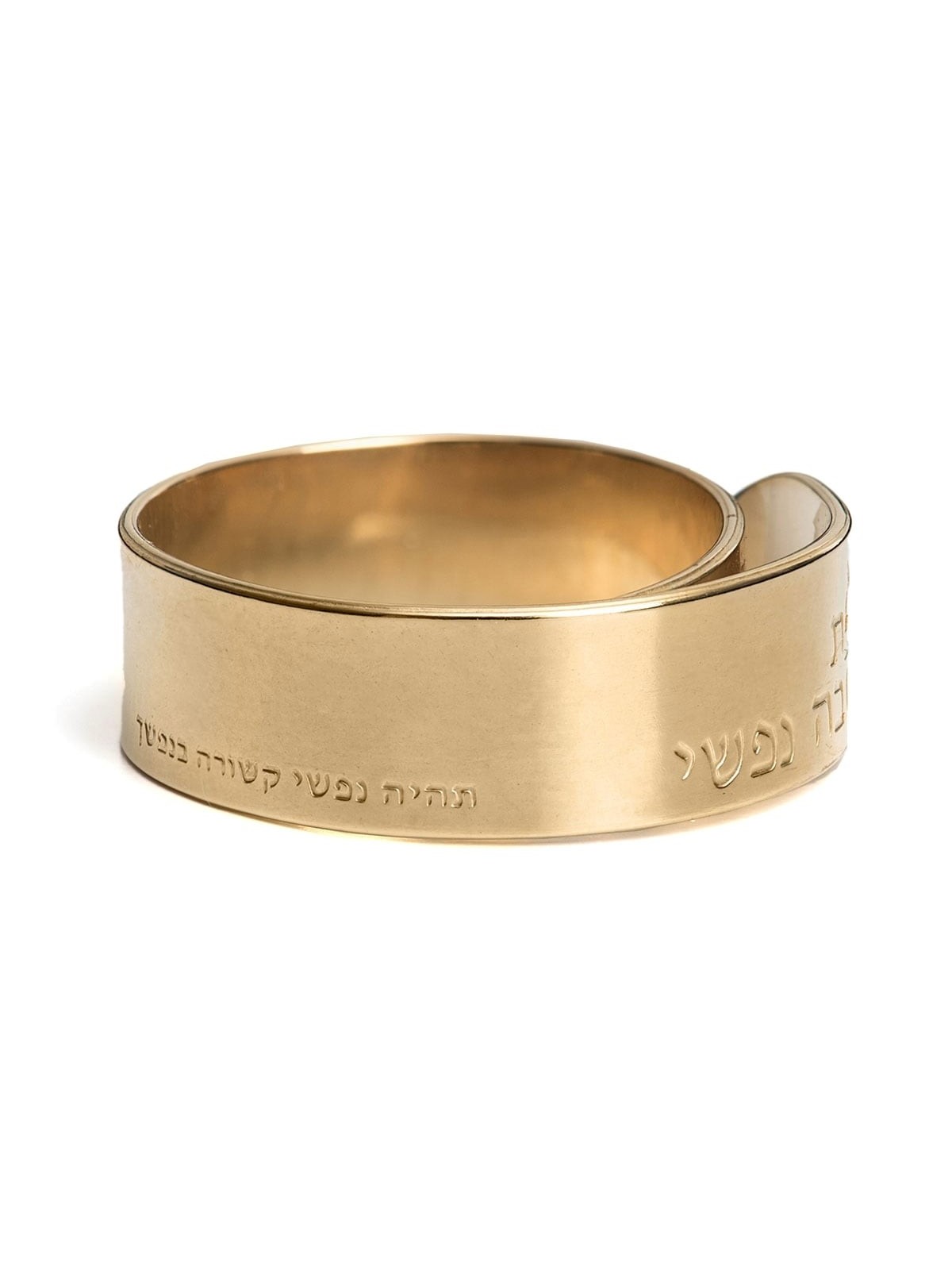Handmade 18K Gold-Plated Designer Adjustable Ring - The One My Soul Lo