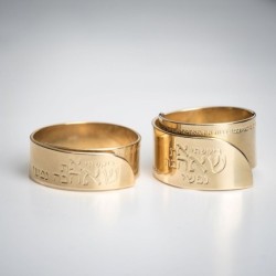 Handmade 18K Gold-Plated Designer Adjustable Ring - The One My Soul Lo