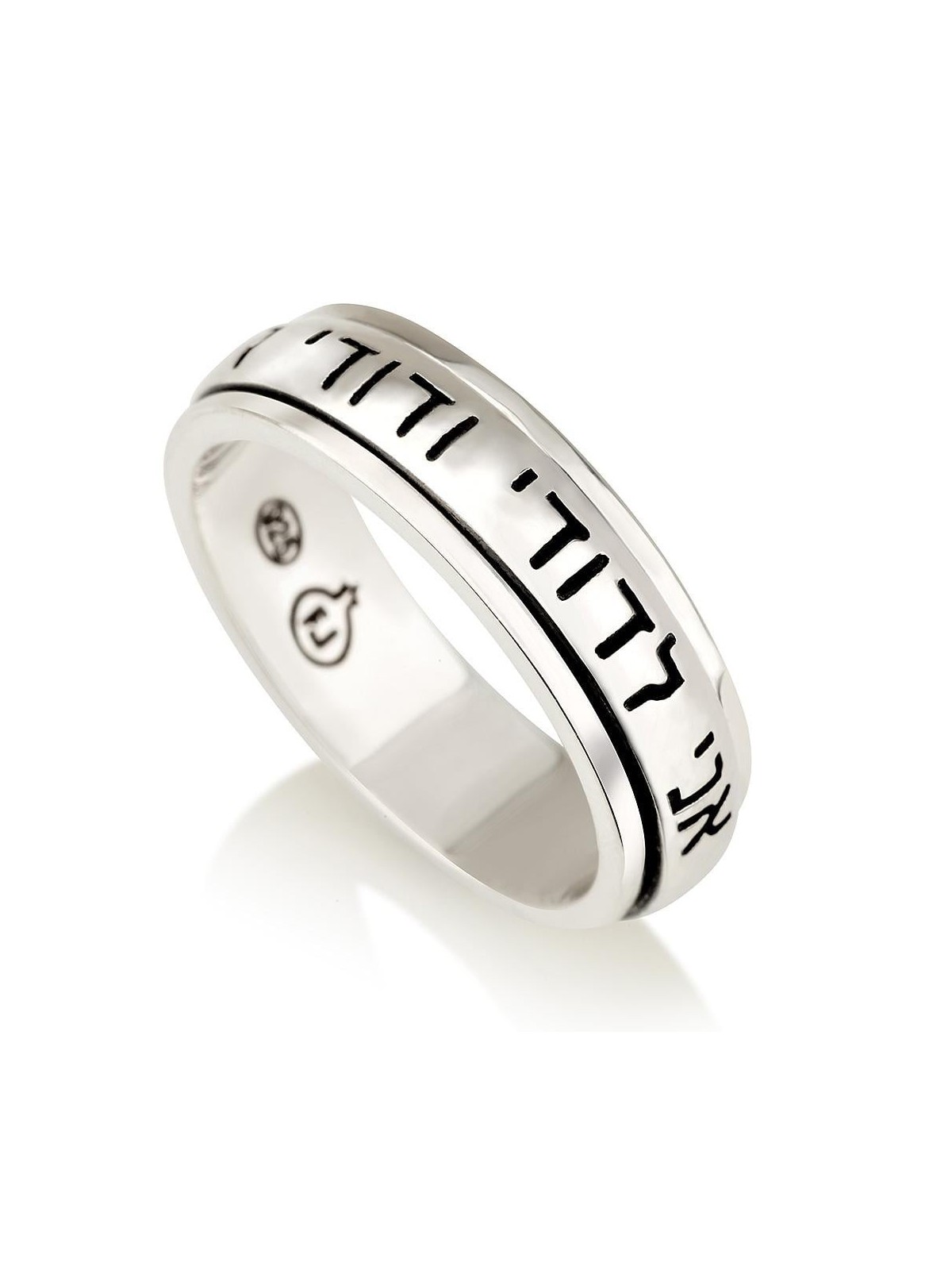 Bague Ani Ledodi Spinner en Argent Sterling 925 - Plaquée Rhodium (Chanson de