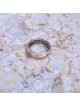 Marina Jewelry Bague Ani Ledodi en Argent Sterling 925 avec Le Plaqué Or