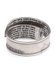 Handmade Blackened 925 Sterling Silver Adjustable Ring - Eshet Chayil
