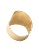 Bague ouverte réglable plaquée or 18 carats - Shema Yisrael (Deutéronome 6:4)