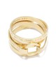 Luxurious 18K Gold-Plated Song of Ascents Wrap Ring (Psalm 121)