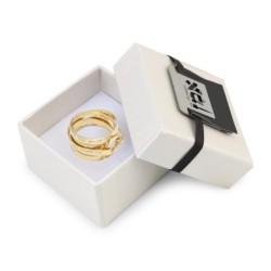 Luxurious 18K Gold-Plated Song of Ascents Wrap Ring (Psalm 121)