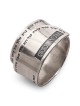 Handmade Blackened 925 Sterling Silver Adjustable Unisex Ring With Ana