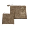 Faux Leather Tallit and Tefillin Bag Set Br... | Talit & Tefillin Bags