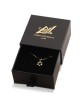 Collier pendentif diamant étoile de David classique en or 14 carats
