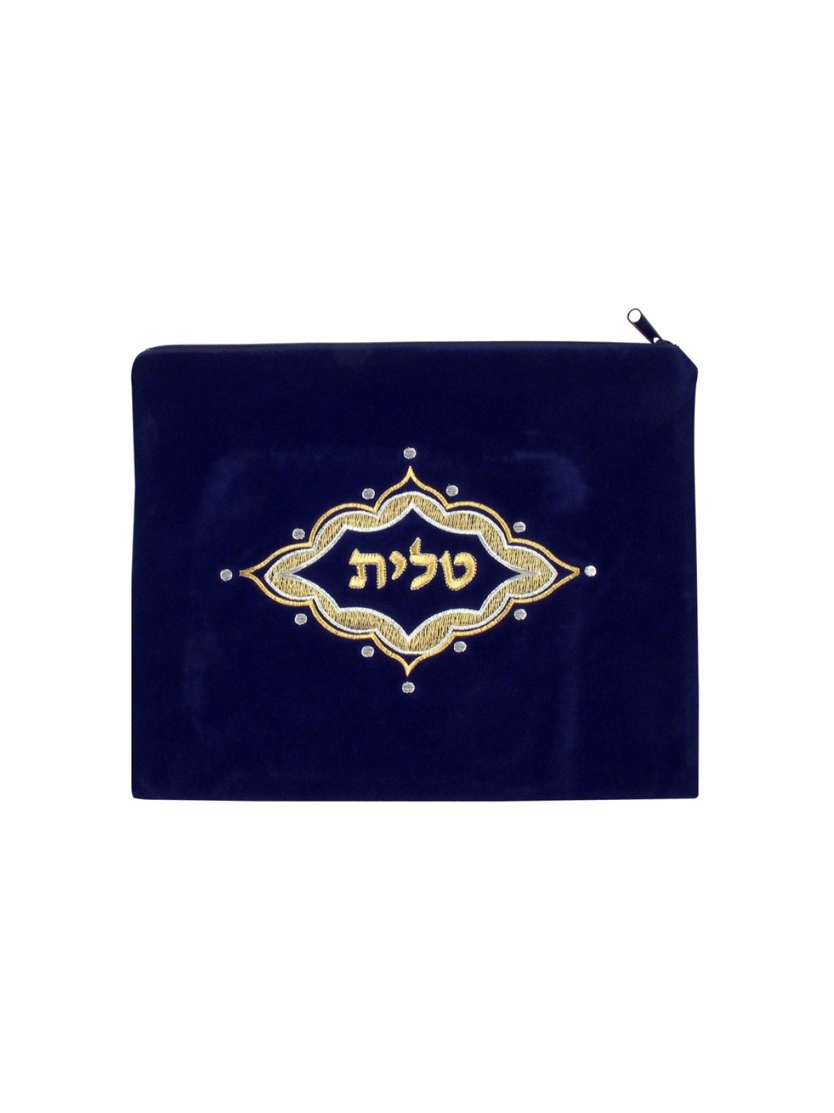 Dark Blue Velvet Tallit Tefillin Bags Majes... | Talit & Tefillin Bags