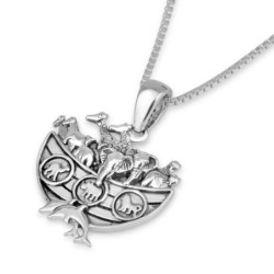 Noah's Ark Sterling Silver Pendant Necklace