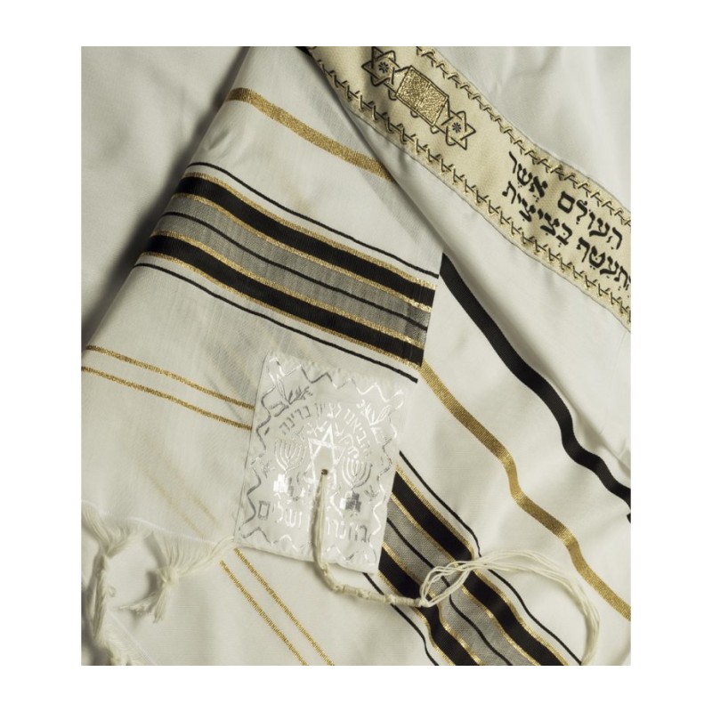 Talitnia Acrylic Imitation Wool Tallit ... | Traditional Prayer Shawls