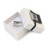 Elegant Blackened Sterling Silver Song of Ascents Wrap Ring (Psalm 121