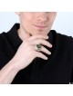 Marina Jewelry Étoile de David Rin pour homme en argent sterling 925 plaqué or