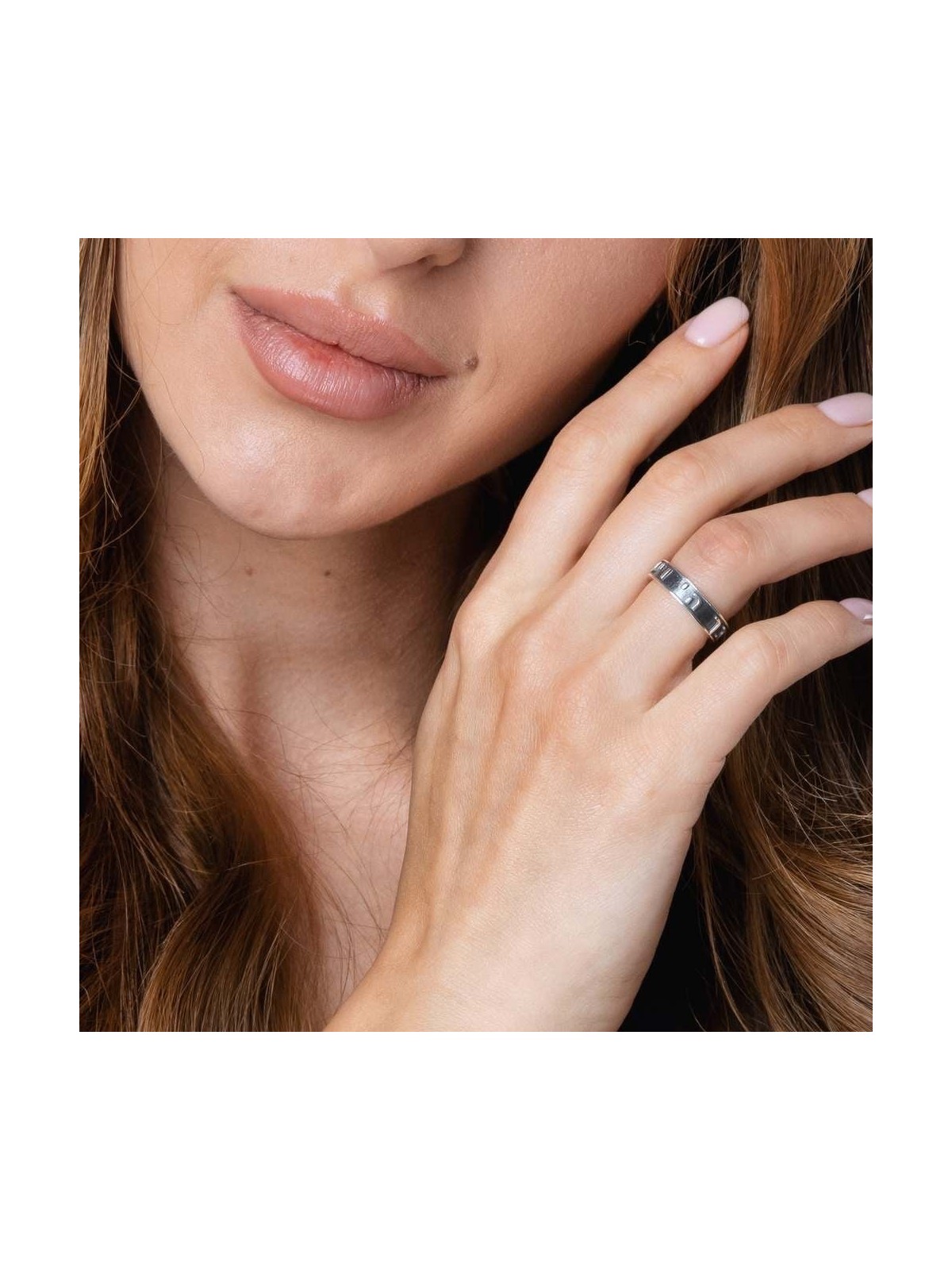 Marina Jewelry Bague de bénédiction sacerdotale en hébreu/anglais en argent sterling – Chiffre