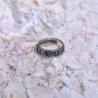 Marina Jewelry Sterling Hebrew/English Priestly Blessing Ring - Number
