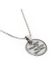 Darkened 925 Sterling Silver Priestly Blessing Round Necklace