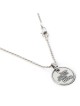 Darkened 925 Sterling Silver Priestly Blessing Round Necklace