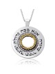Ana Bekoach : Grand collier roue en argent et or