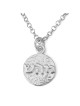 Guérison : Collier pendentif Kabbale en argent sterling sculpté massif