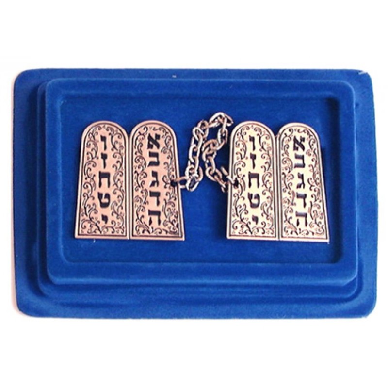 Tallit Prayer Shawl Clips Nickel Plated Torah Tablet... | Tallit Clips