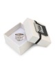 Bague unisexe réglable en argent sterling 925 noirci faite à la main - Man Wh