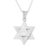 14K Gold Triple-Layered Unisex Star of David Pendant