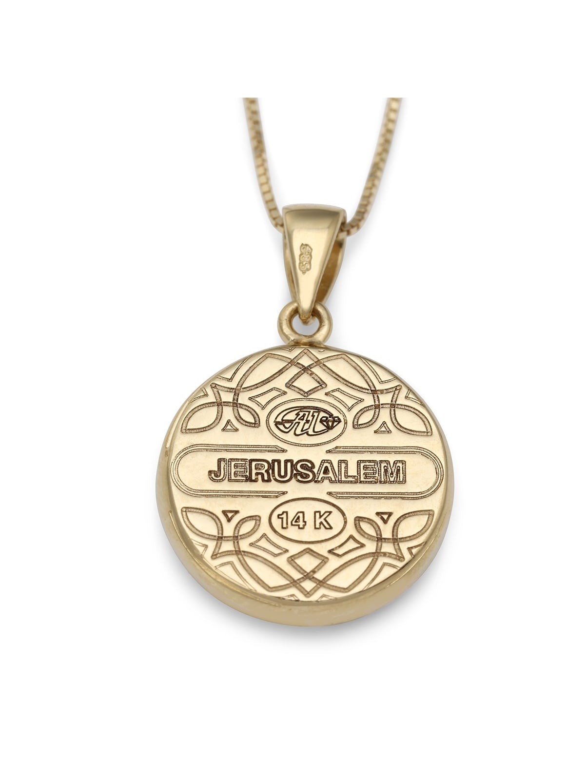 14K Gold Tree of Life Pendant Necklace with Sparkling Diamonds