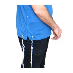 Adult Denim Blue T Shirt with Tzitzit | Tzitzit T-Shirt