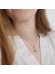 14K Gold Star of David and Tree of Life Pendant Necklace (Choice of Co