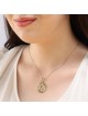 14K Yellow Gold Star of David Hoshen (Twelve Tribes of Israel) Pendant