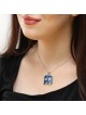 Pendentif Dix Commandements en or 14 carats et diamants avec Hamsa et étoile de