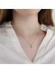 Chic Evil Eye 14K Gold Pendant Necklace With Diamond