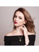 Deluxe 14K Yellow Gold Interlocking Star of David Pendant Necklace