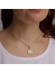 Collier pendentif Dix Commandements en or 14 carats (choix de couleurs)