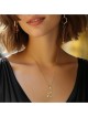 14K Gold Women's Dotted Star of David Pendant