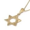 14K Gold Women's Dotted Star of David Pendant