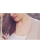 Collier pendentif étoile de David en or 14 carats avec motif mur occidental