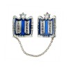 Silver Plated Tallit Prayer Shawl Clips Tablets Star... | Tallit Clips