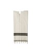 Talitnia White Wool Tallit Katan With Center Fringes... | Tallit Katan
