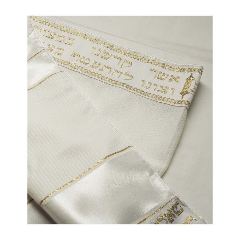 Talitnia Wool Acrylic Tallit Ohr light Design | Traditional Tallits