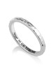 Marina Jewelry Hammered This Too Shall Pass Sterling Silver Ring