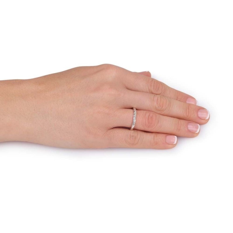 Marina Jewelry Hammered This Too Shall Pass Sterling Silver Ring