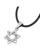925 Sterling Silver Classic Interlocking Star of David Necklace - Medi
