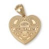 14K Gold Heart-Shaped Tree of Life Pendant with Diamonds - Color Optio