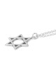 Large Sterling Silver Star of David Necklace for Men