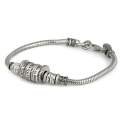 Sterling Silver Holy Names and Angels Protection Bracelet