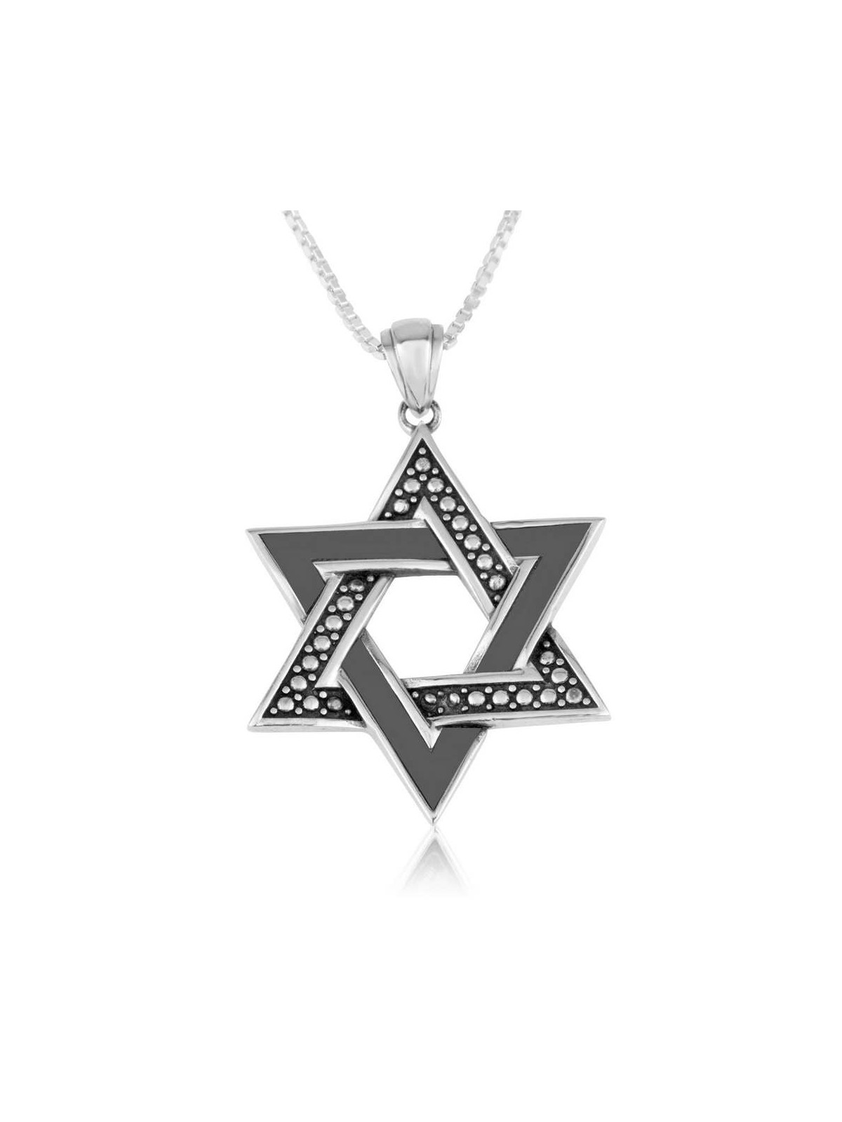 Marina Jewelry Fashionable 925 Sterling Silver Star of David Pendant N