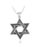 Marina Jewelry Fashionable 925 Sterling Silver Star of David Pendant N