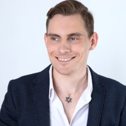 Marina Jewelry Fashionable 925 Sterling Silver Star of David Pendant N